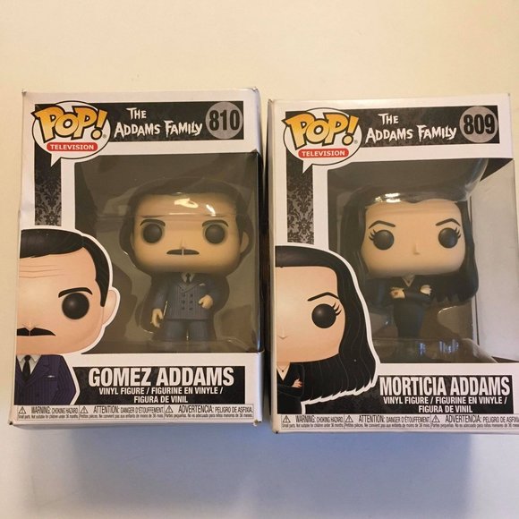 Funko Pop! Gomez Et Morticia Addams – Pack 2 EE – Vinyl, édition 2019, Boîte Scellée